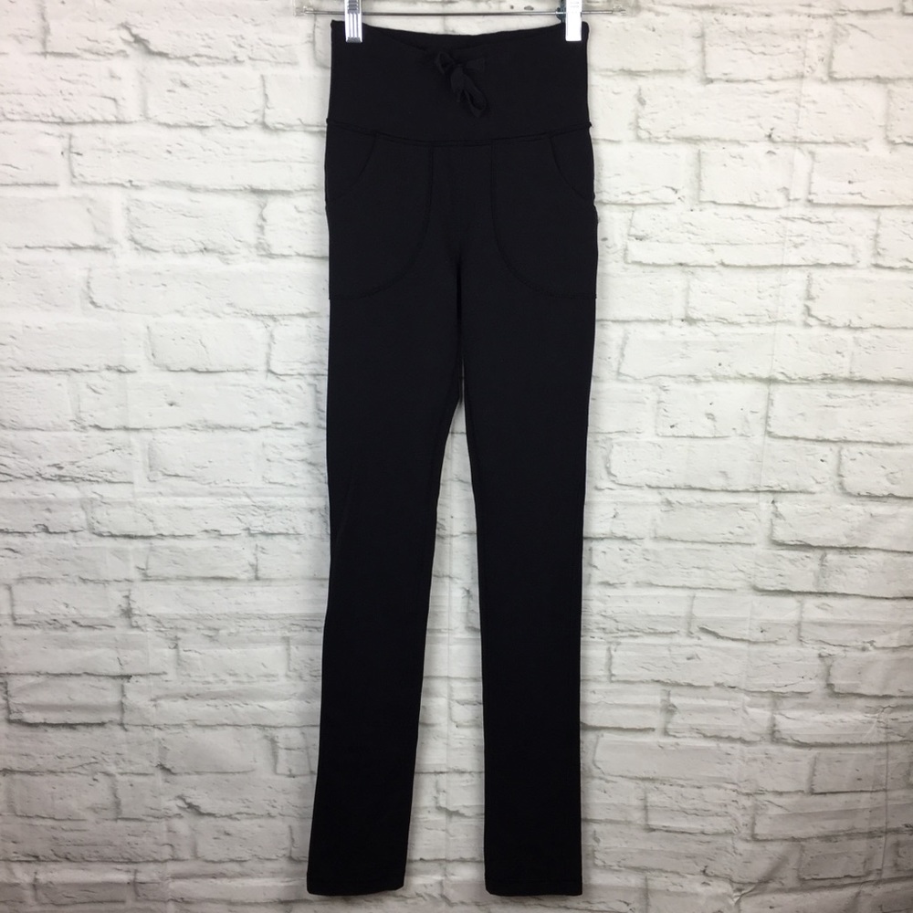 Lululemon 2 Skinny Will Pant Full On Luon Black - Picture 2 of 13